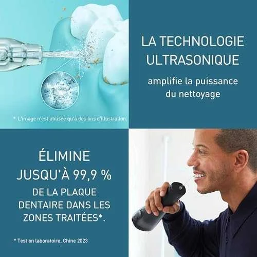 Panasonic Įkraunamas Series 800 burnos irigatorius su ultragarso technologija (EW-DJ86-K503)