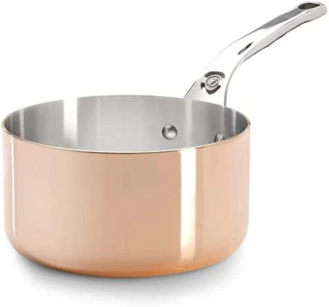 De Buyer Prima Matera Puodas vario/plieno 18 cm indukcija