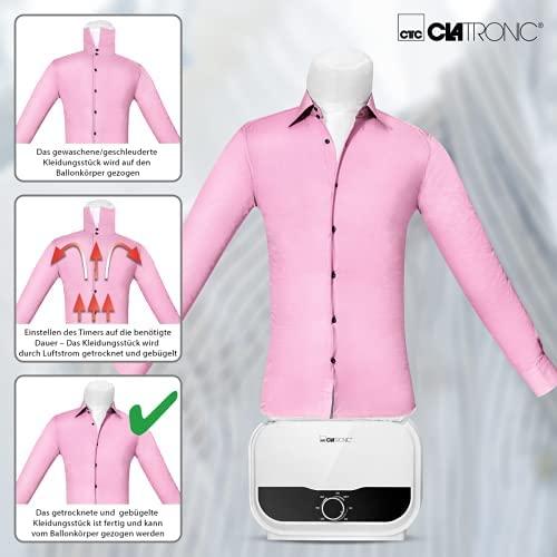 CLATRONIC HBB 3734 Upright garment garintuvas 1200 W Baltas