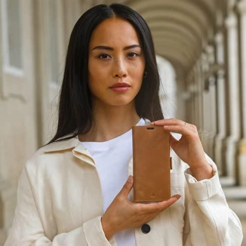 Dėklas DBRAMANTE1928 LYNGE - IPHONE 12 6.1? - TAN