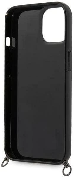 Dėklas Karl Lagerfeld Color Stripes Strap Case for iPhone 14 Plus / 15 Plus 6.7" - Rožinė