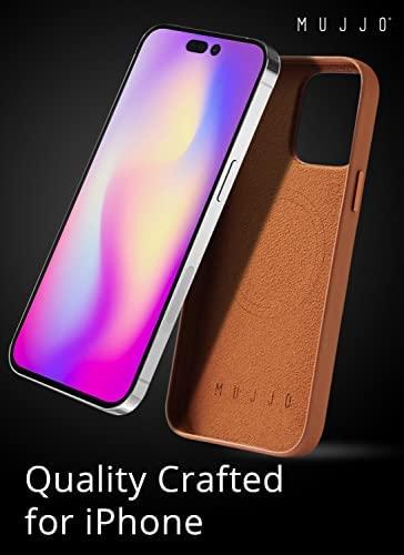 Troubadour Goods Limited Mujjo Full Odinis dėklas - etui skórzane do iPhone 14 Pro Max kompatybilne su MagSafe (tan)