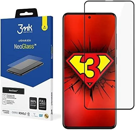 LCD apsauginis stiklas 3MK Neo Glass Samsung A515 A51/S20 FE juodas