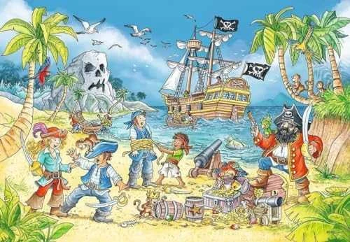 Ravensburger Dėlionė 2x24 vnt. - Piratai