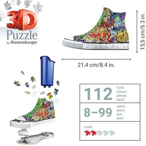 RAVENSBURGER dėlionė Sneaker Graffiti 180 vnt, 12535