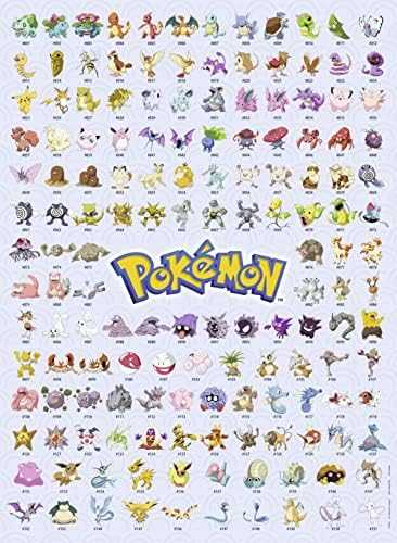 Ravensburger dėlionė 500 vnt. - Pokemonai