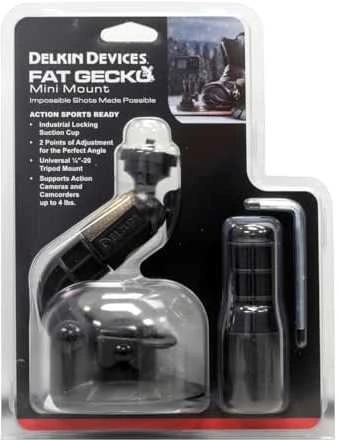 „Delkin Fat Gecko“ fotoaparato laikikliai – „FG Mini Suction“.