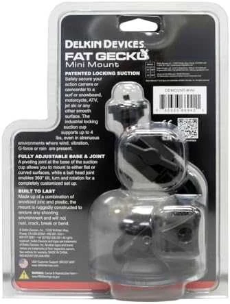 „Delkin Fat Gecko“ fotoaparato laikikliai – „FG Mini Suction“.