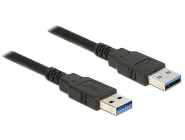 DELOCK Cable USB 3.0 Type-A male > USB 3.0 Type-A male 3.0 m juodas