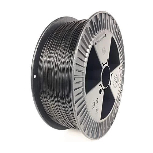 Juodas PETG 1,75 mm siūlas ant ritės