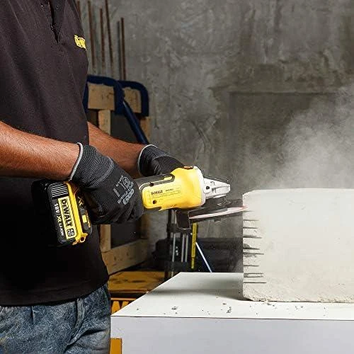 DeWalt akumuliatorinis kampinis šlifuoklis DCG405P2-QW, 18V, 2x5Ah