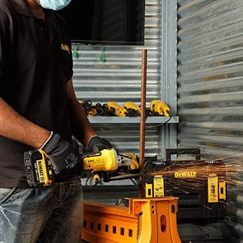 DeWalt akumuliatorinis kampinis šlifuoklis DCG405P2-QW, 18V, 2x5Ah