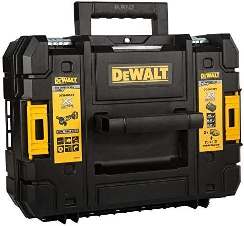 DeWalt akumuliatorinis kampinis šlifuoklis DCG405P2-QW, 18V, 2x5Ah