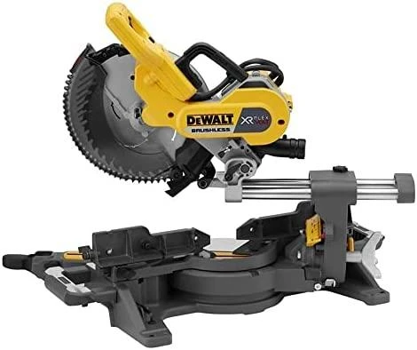 DeWalt DCS727N-XJ skersinio pjovimo staklės iš kairės pusės