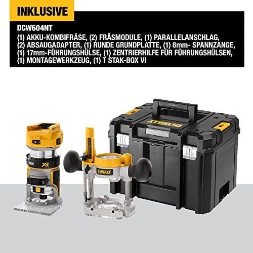 DeWalt DCW604N akumuliatorinė freza