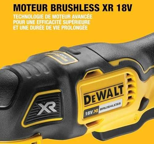Dewalt Daugiafunkcis akumuliatorinis įrankis DCS355N + priedai, 18V, be akumuliatoriaus ir kroviklio