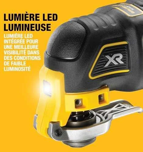 Dewalt Daugiafunkcis akumuliatorinis įrankis DCS355N + priedai, 18V, be akumuliatoriaus ir kroviklio