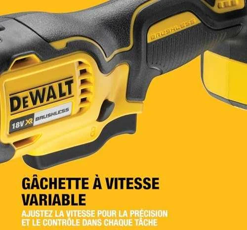 Dewalt Daugiafunkcis akumuliatorinis įrankis DCS355N + priedai, 18V, be akumuliatoriaus ir kroviklio