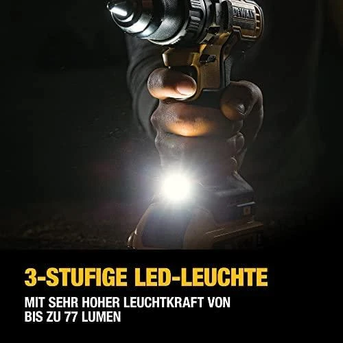 DEWALT smūginis gręžtuvas suktuvas DCD796P2, 70Nm, 2x5.0Ah