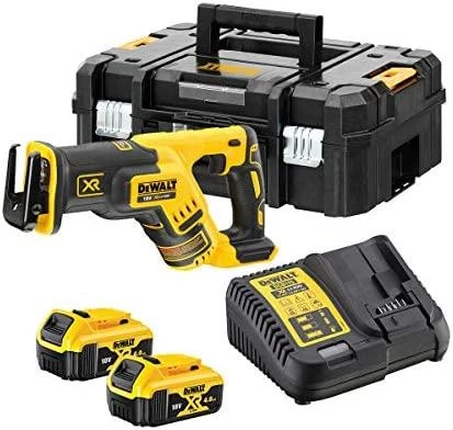 Akumuliatorinis tiesinis pjūklas DeWalt DCS367P2-QW; 18 V; 2x5,0 Ah akum.