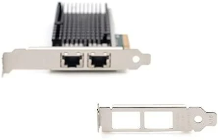 Digitus Skaitmenas | 10Gbps dviejų prievadų Ethernet serverio adapteris PCIe X8, Intel X540 BT2 | DN-10163