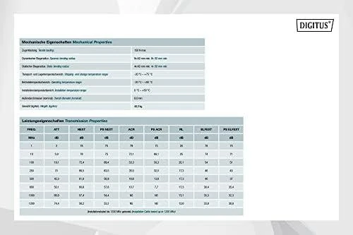 Digitus Skaitmenas | Cat 7 S/FTP laidojimo kabelis, simplex, PE | DK-1741-VH-10-OD