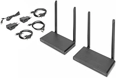 Assmann Electronic DIGITUS Wireless HDMI KVM plėstuvo rinkinys 200 m Full HD