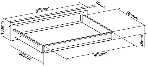 Digitus DA-90443 stalčiaus dėklas kanceliarinėms priemonėms Plienas Juoda