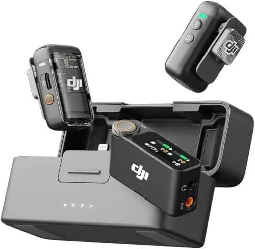 DJI Mic 2 (2 TX + 1 RX + įkrovimo dėklas) (CE) Mikrofonas