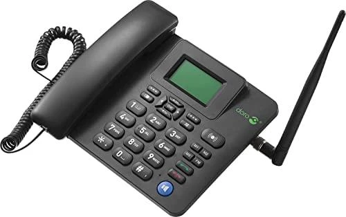 Laidinis telefonas Doro 4100H GSM stalinis telefonas Juodas