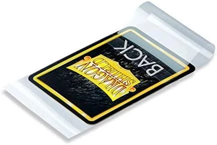 Dragon Shield Standard Perfect Fit Sealable Sleeves - Clear (100 Vnt)