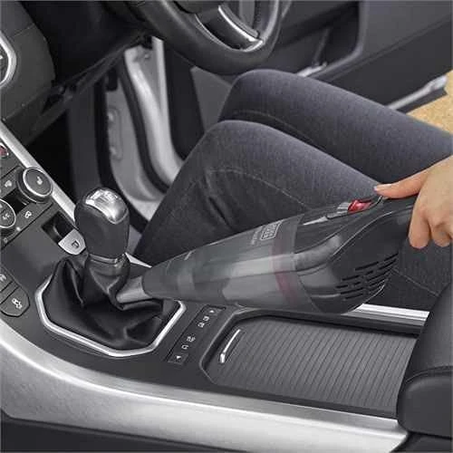 Black & Decker Juodas + DECKER DULKIŲ SIurblys 12V NVB12AVA