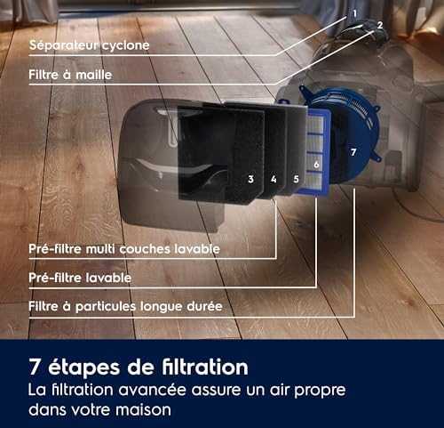 Electrolux PC91-4MG dulkių siurblys, Be maišelio, Darbinis spindulys 12m, Dulkių konteineris 1,5 L, Pilka