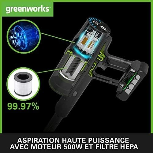 Greenworks belaidis dulkių siurblys GD24SVK4D 24V 4Ah