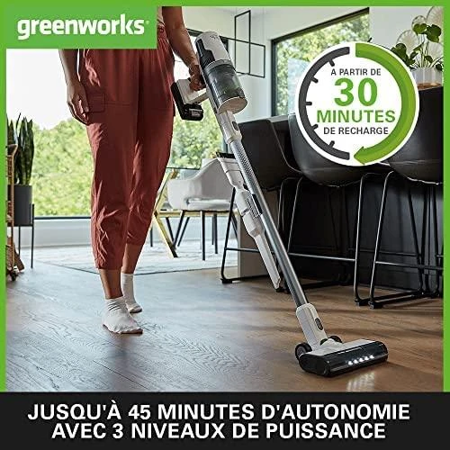 Greenworks belaidis dulkių siurblys GD24SVK4D 24V 4Ah