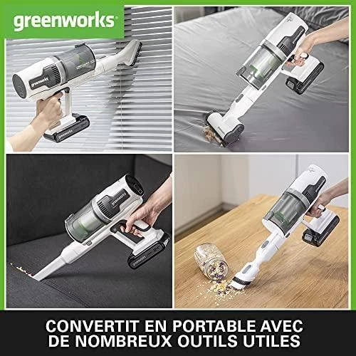 Greenworks belaidis dulkių siurblys GD24SVK4D 24V 4Ah