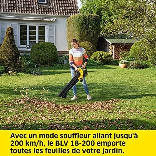 Kärcher akumuliatorinis lapų pūstuvas BLV 18-200 be akumuliatoriaus ir kroviklio