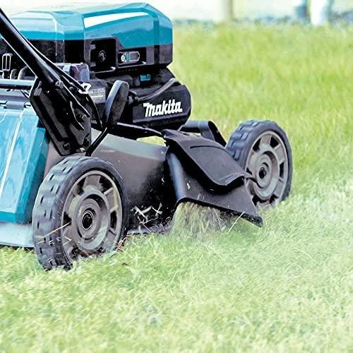 Makita LM001CZ akumuliatorinė vejapjovė 36V-40Vmax, 53 cm, BL variklis, savaeigė, 4 viename (pjovimas / surinkimas / mulčiavimas / šoninis išmetimas), plieno korpusas, be akumuliatorinio ir krovinio