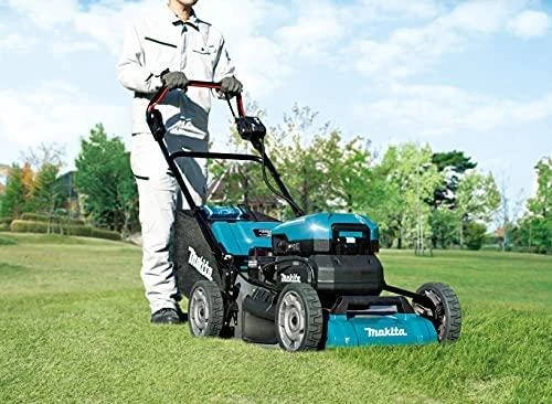 Makita LM001CZ akumuliatorinė vejapjovė 36V-40Vmax, 53 cm, BL variklis, savaeigė, 4 viename (pjovimas / surinkimas / mulčiavimas / šoninis išmetimas), plieno korpusas, be akumuliatorinio ir krovinio