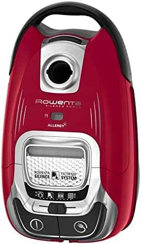 ROWENTA Silence Force Allergy+ – dulkių siurblys raudonas