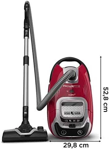 ROWENTA Silence Force Allergy+ – dulkių siurblys raudonas