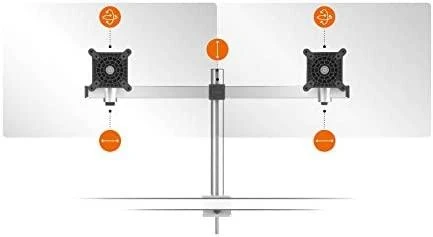 Durable Patvarus Laikiklis biurkovy na 2 monitory 21'' - 27'' Pro (508623)