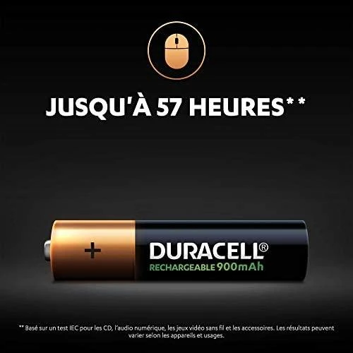 Duracell StayCharged AAA (4pcs) Įkraunama baterija Nikelio-metalo hidridas (NiMH)