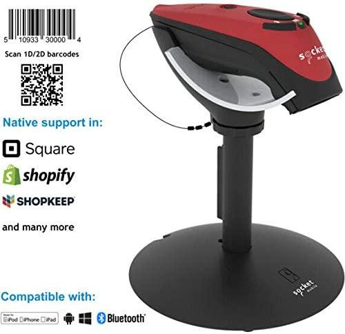 Socket Mobile DURASCAN D740 UNIVERSAL BARCODE - SCAN V20 Raudonas AND CHARGING DOCK