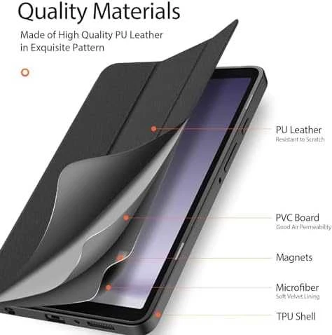Dėklas Dux Ducis Domo Samsung X110/X115 Tab A9 8.7 juodas