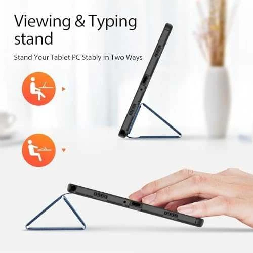 Dėklas Dux Ducis Domo Samsung X210/X215/X216 Tab A9 Plus 11.0 tamsiai mėlynas
