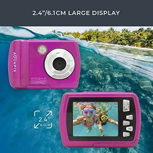 Easypix Aquapix W2024 Splash rožinės spalvos 10066