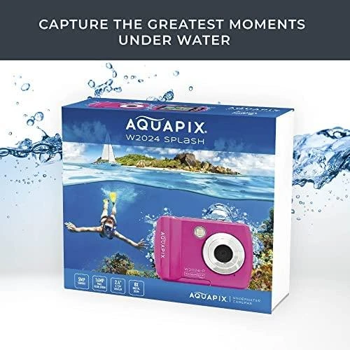 Easypix Aquapix W2024 Splash rožinės spalvos 10066