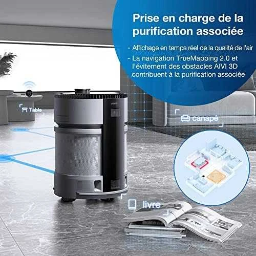 Ecovacs Air AIRBOT Z1 oro drėkintuvas ir valytuvas, Juodas