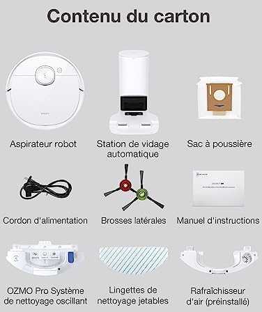 Dulkių siurblys - robotas Ecovacs DEEBOT T9, Baltas